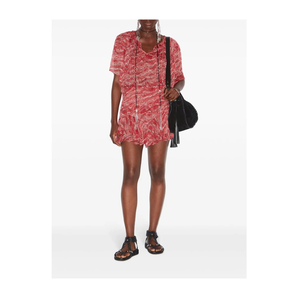 Isabel Marant Étoile Rode shorts voor moderne vrouwen Red Dames