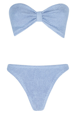 blauwe-crinkle-bandeau-bikini-set