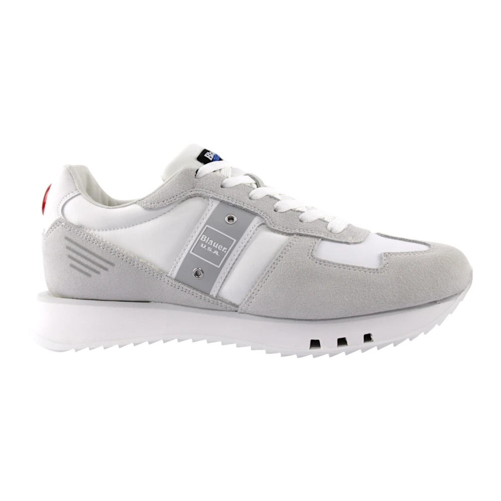 Blauer Stijlvolle Witte Jas Heren Schoenen