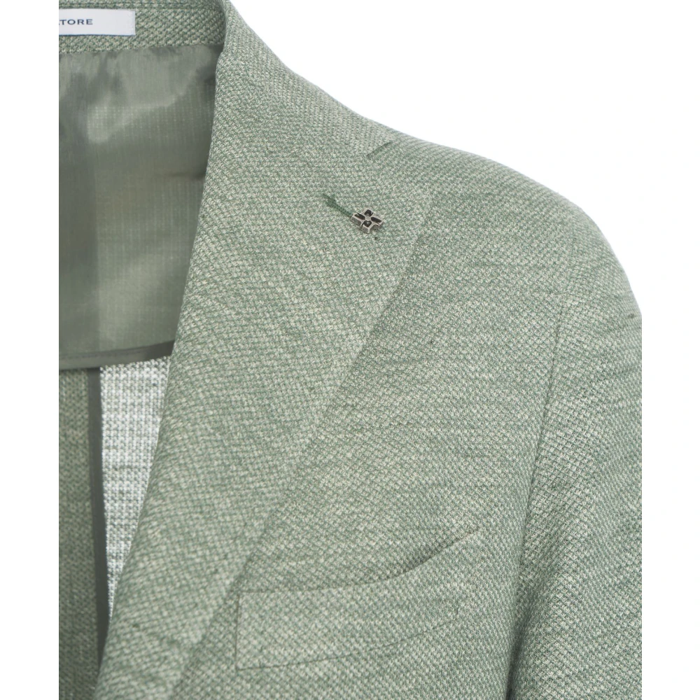 Tagliatore Herenkleding Blazer Groen Ss25 Green Heren
