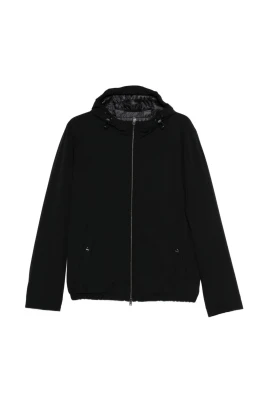 Svart Parka för Män AW25