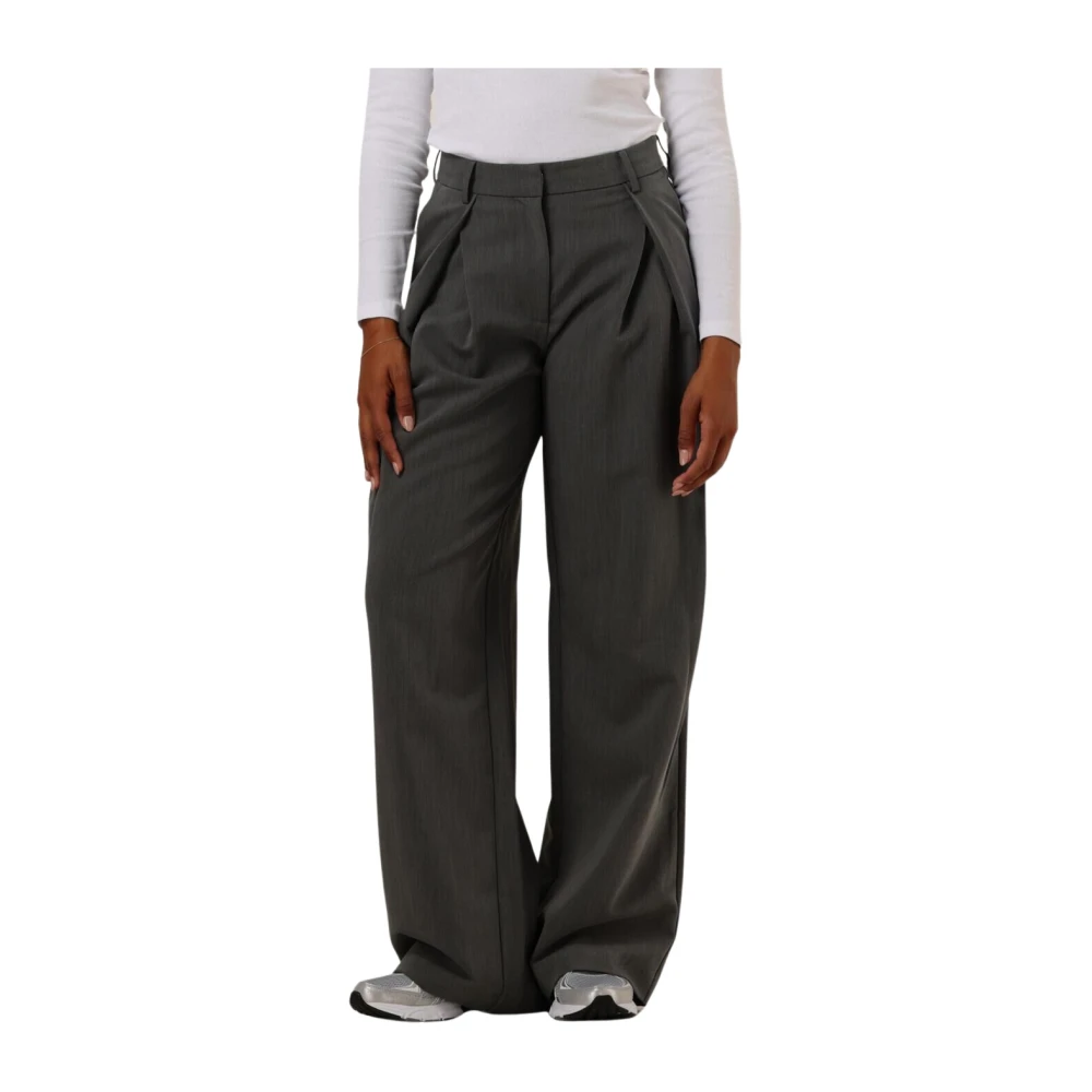 Selected Femme Grijze Slfblake Broek voor Dames Gray Dames