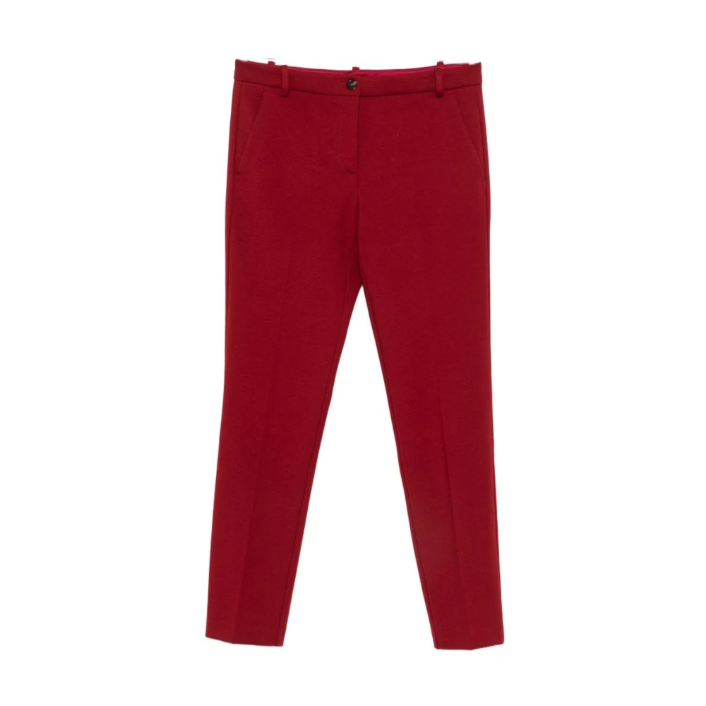 Pinko Donna Rosso Pantaloni, M, New,