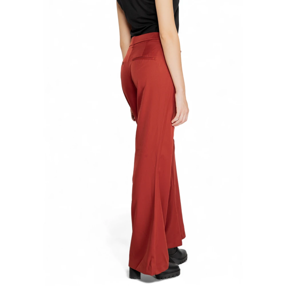 Vero Moda Flared Pant Herfst Winter Collectie Red Dames