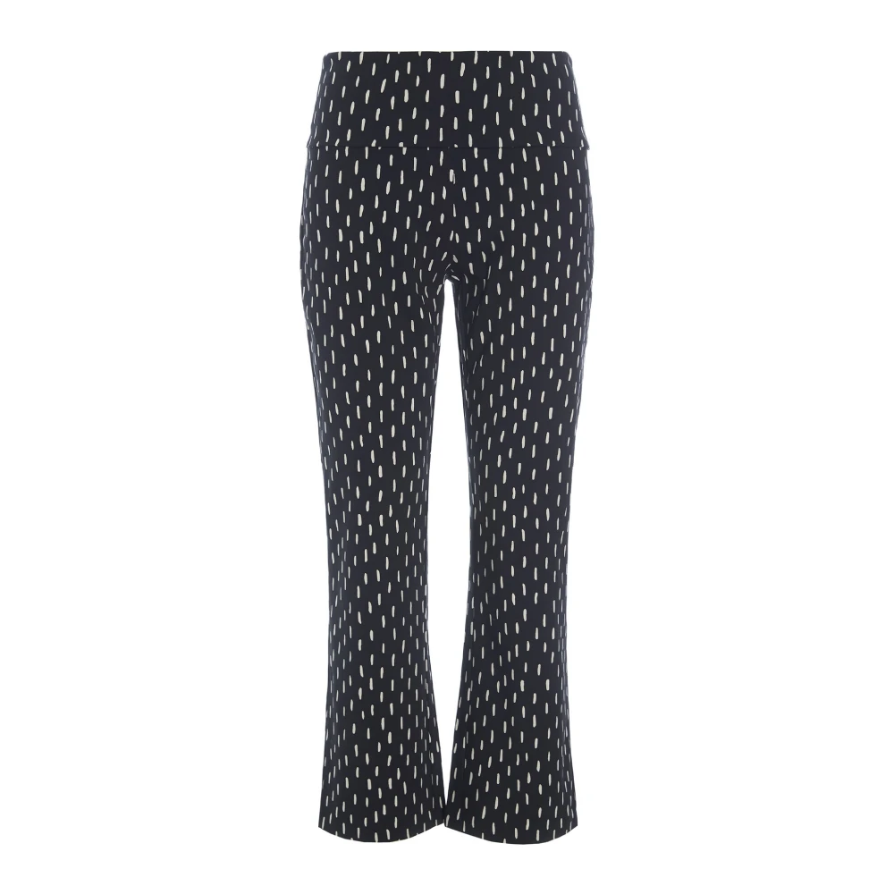 Bitte Kai Rand Sashiku Stretch Broek met Wijde Pijpen Black Dames