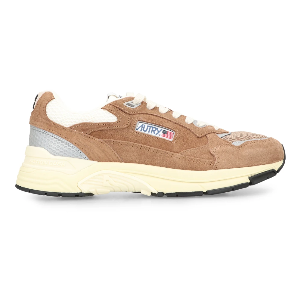 Autry Men's Brown Sneakers, 6 Uk, Hyperway Suede Trainers