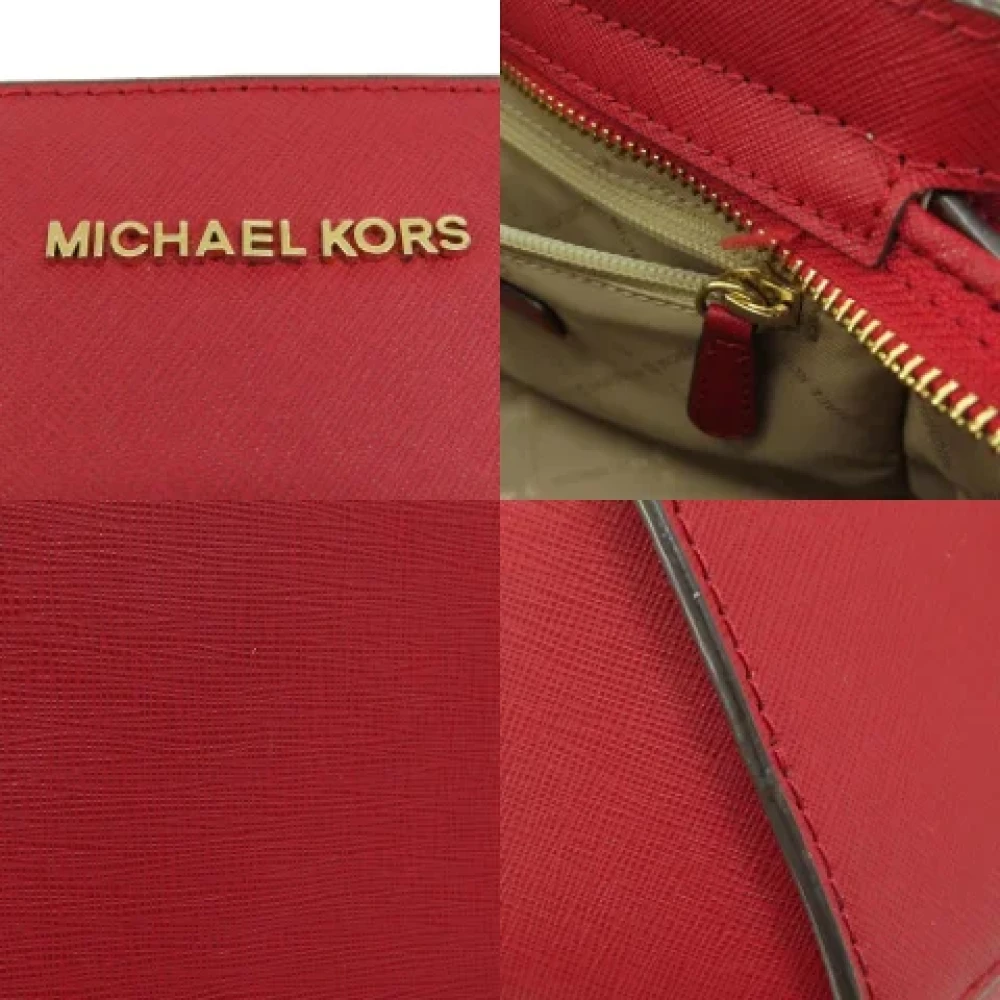 Michael Kors Pre-owned Leather shoulder-bags Red Dames