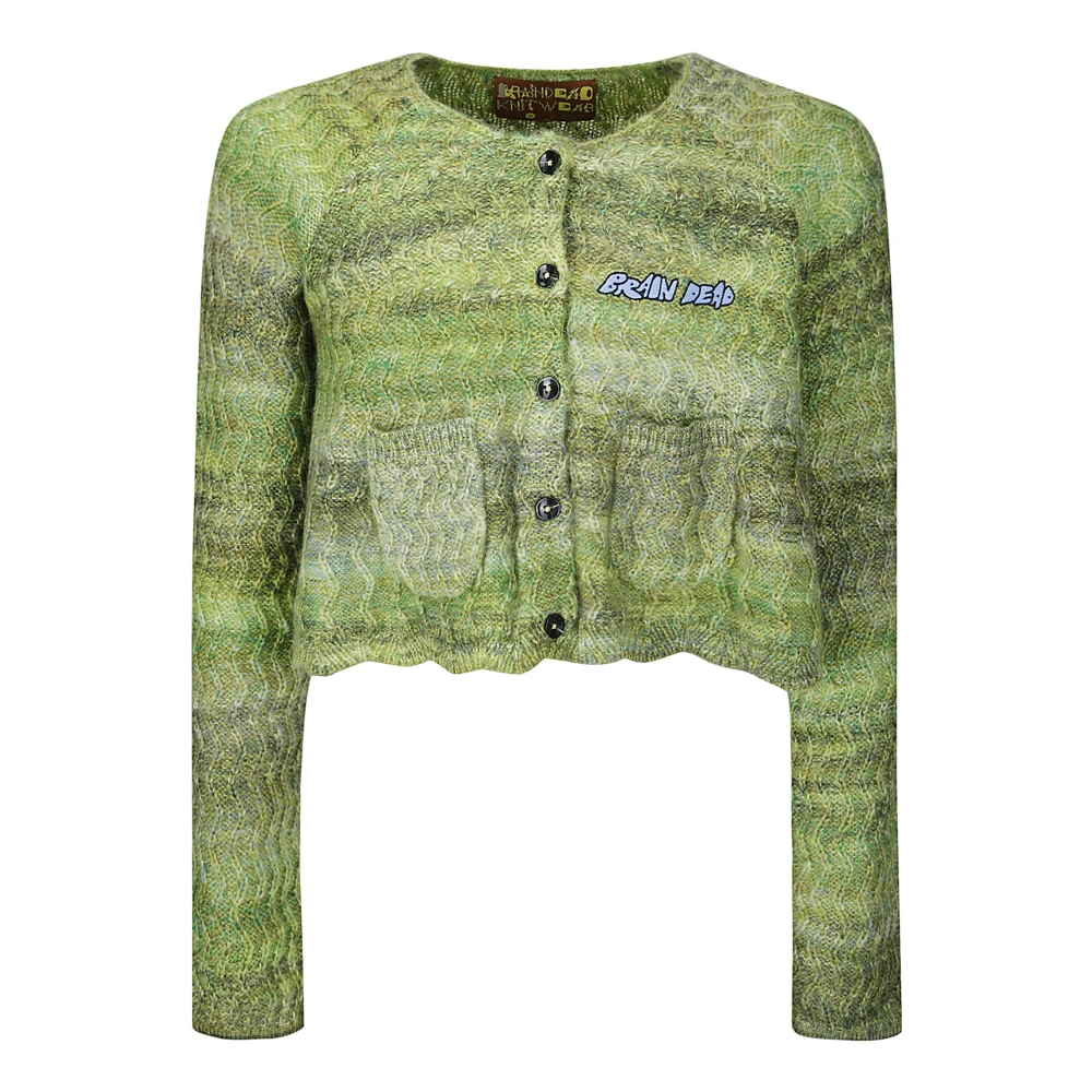 Brain Dead Geschulpte Vest Green Dames