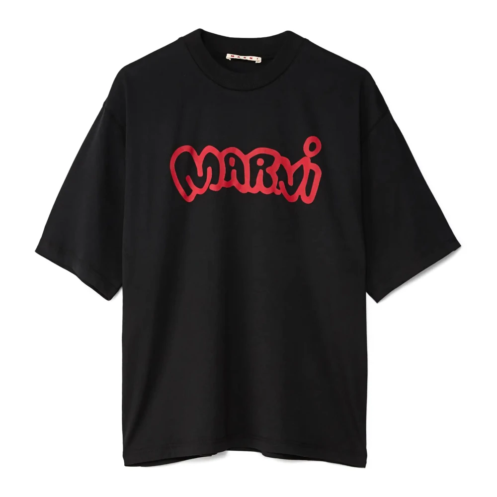 Marni - Tops > T-Shirts - Black - Marni - Modalova