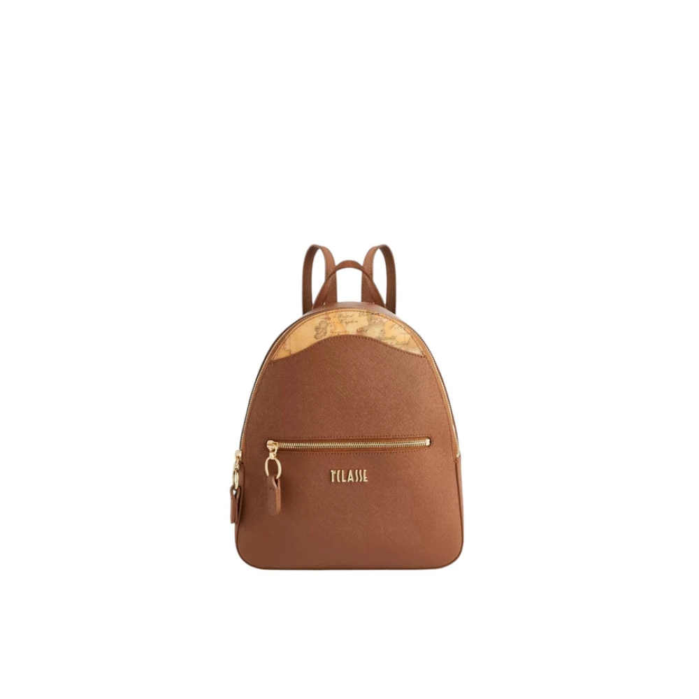 Alviero Martini 1a Classe Stijlvolle Rugzak voor Dagelijks Gebruik Brown Dames