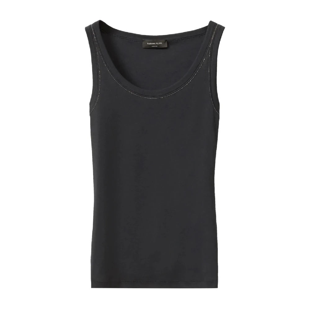 Tops > Sleeveless Tops - - Fabiana Filippi - Modalova