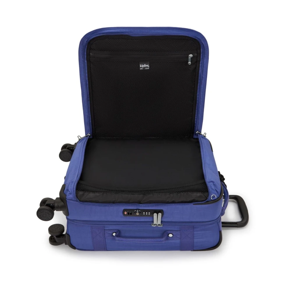Kipling Spontane Trolley met TSA-slot Blue Unisex
