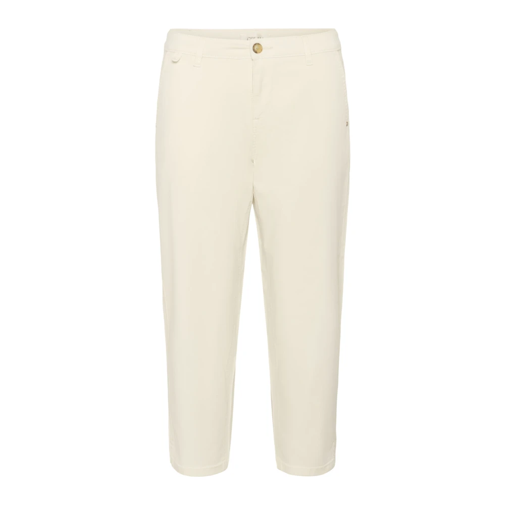 Trousers > Cropped Trousers - - Cream - Modalova