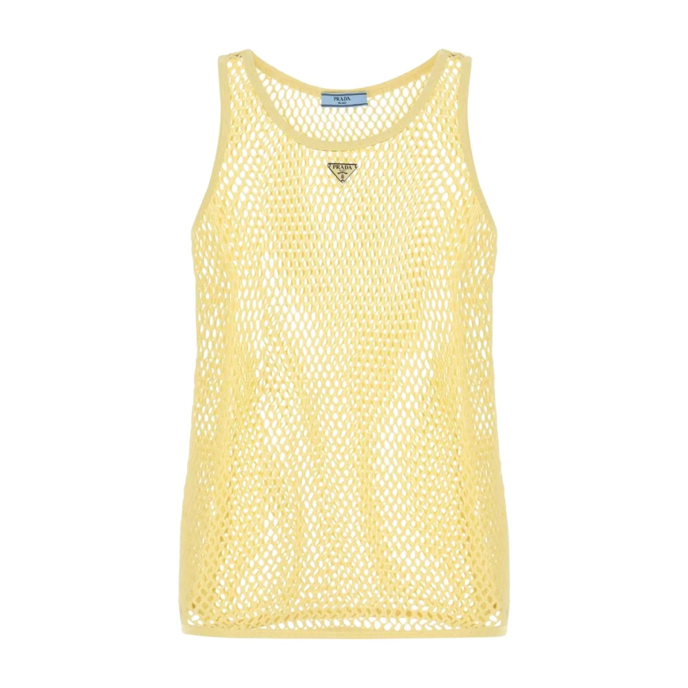 Prada Gul Mesh Tank Top