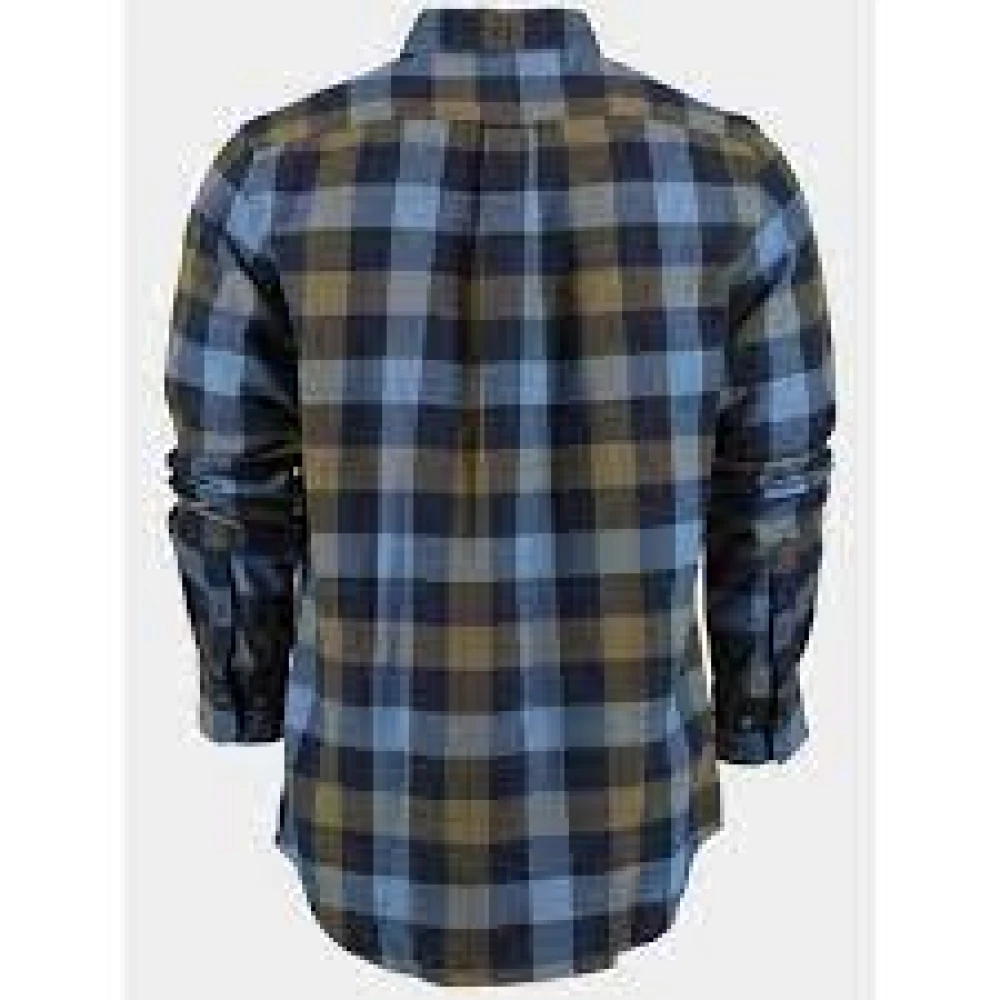 Gant Flanellen Geruite Overhemd Multicolor Heren