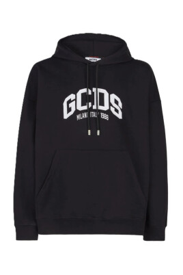 sweat-a-capuche-noir-lounge-logo-unisexe