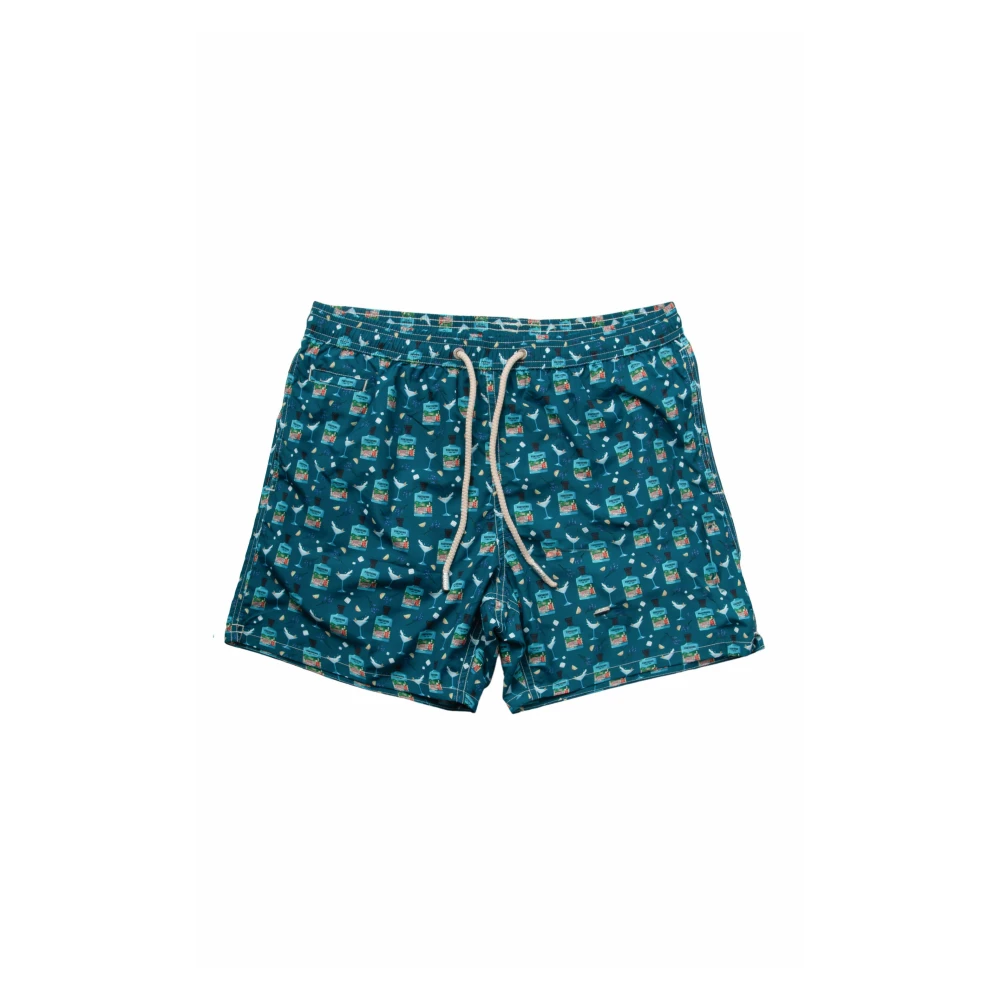 MC2 Saint Barth Dream Gin Zwemshorts in Portofino stijl Green Heren