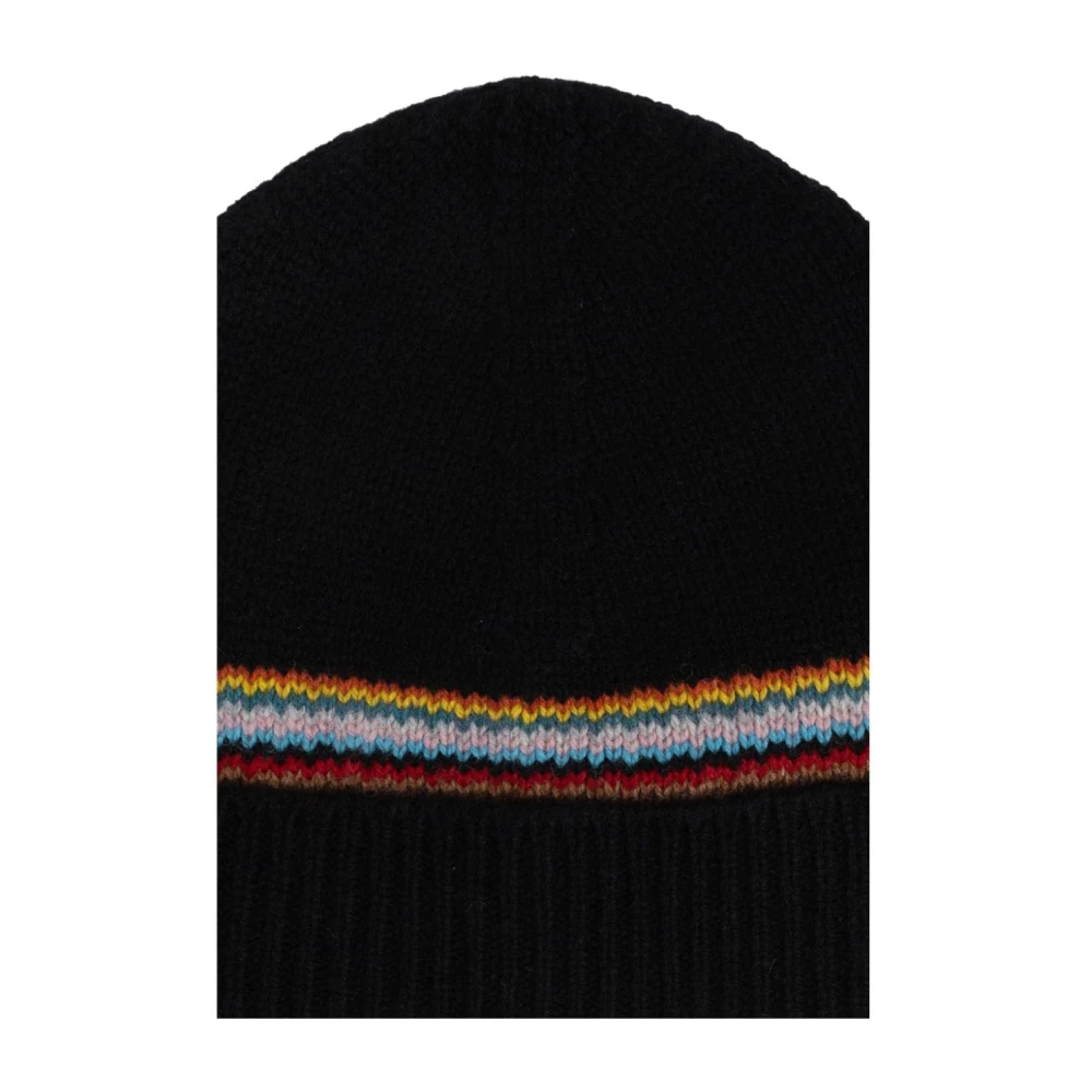 Paul Smith Blauwe Gebreide Kabel Gebreide Muts Blue Heren