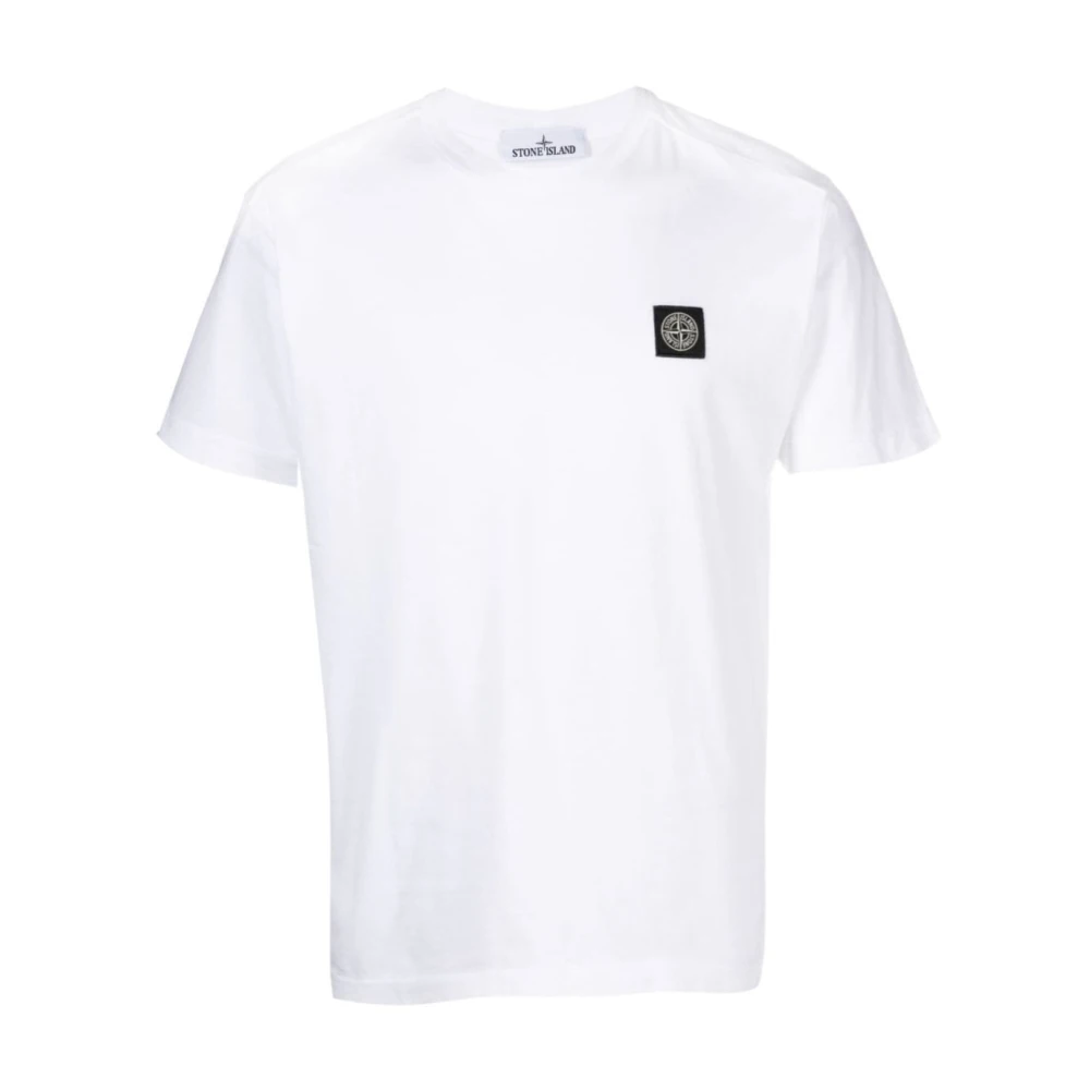 Stone Island Casual T-Shirt A0001 White Heren