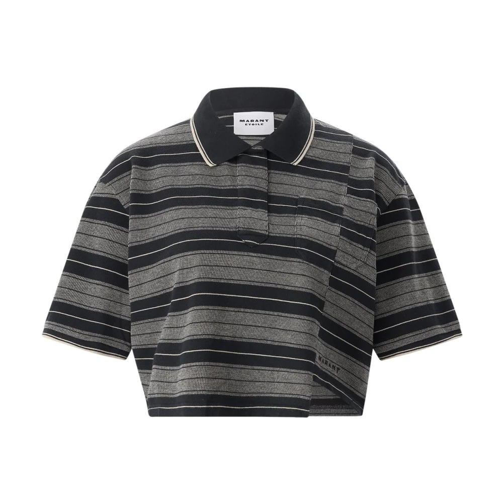 Isabel Marant Multicolor Cropped Pikétröja