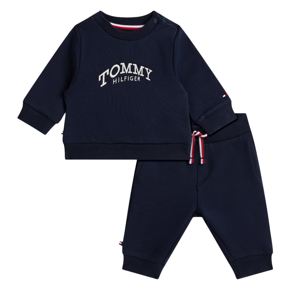 Tommy Hilfiger Boys Blue Kids Sport Sets, 18 M, Monotype Tracksuit