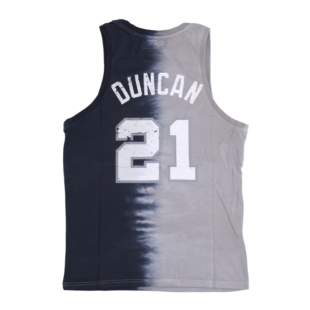 Mitchell & Ness NBA Tie Dye Tank Tim Duncan Multicolor Heren