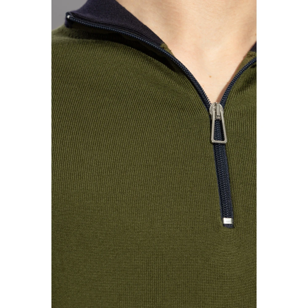 PS By Paul Smith Turtleneck Sweater Green Heren