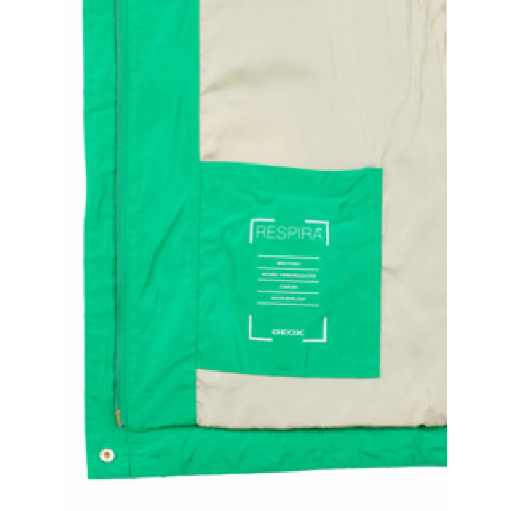 Geox Stijlvolle Jas Green Dames