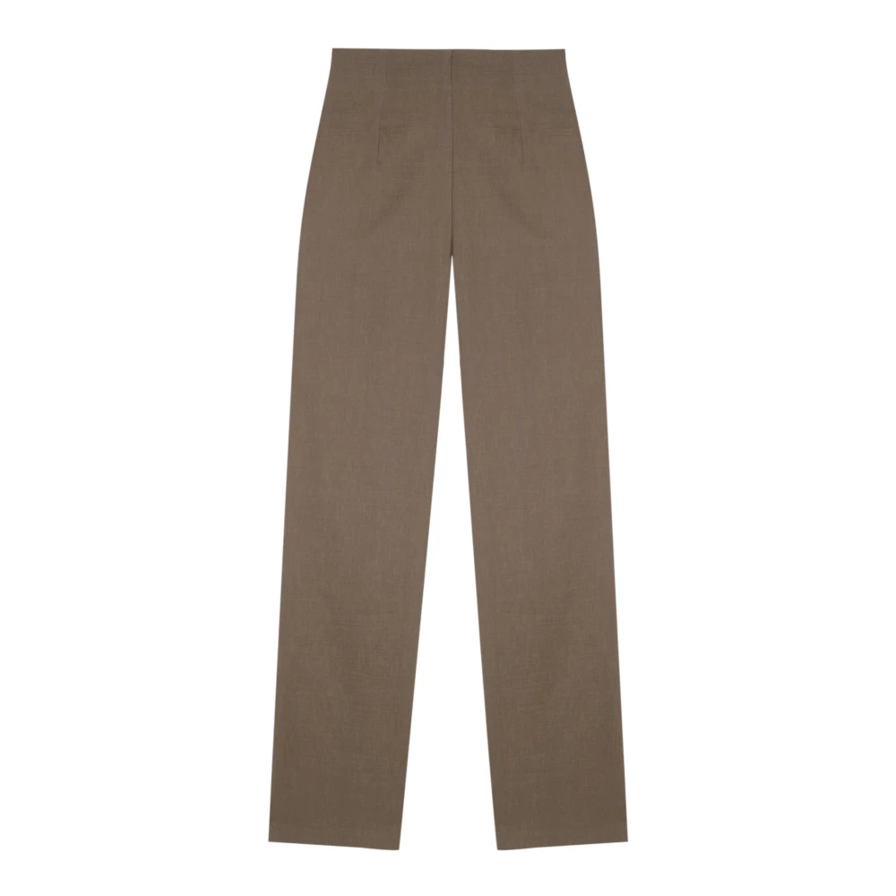Cortana Mota rechte pijp broek cacao Brown Dames
