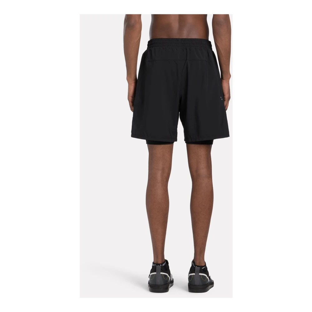 Reebok Hardloop 2-in-1 Shorts Black Heren