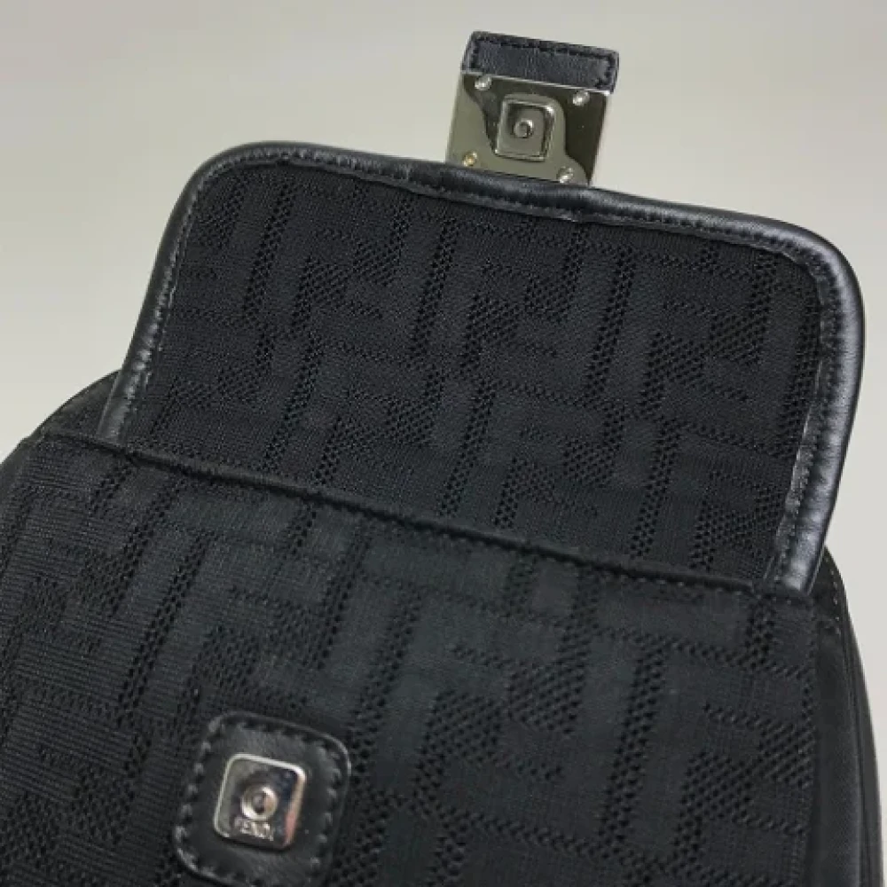 Fendi Vintage Pre-owned Canvas fendi-bags Black Heren
