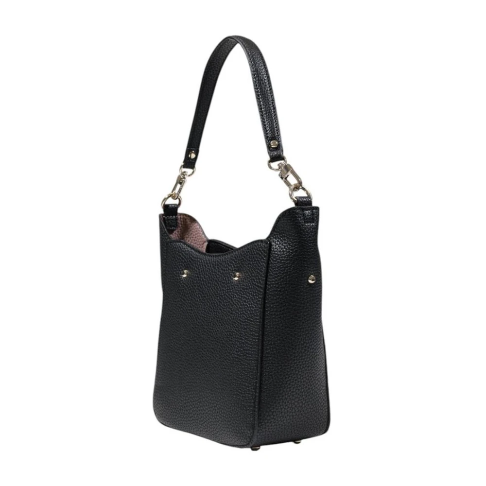 Guess Gestructureerde Zwarte Polyethyleen Handtas Damescollectie Black Dames