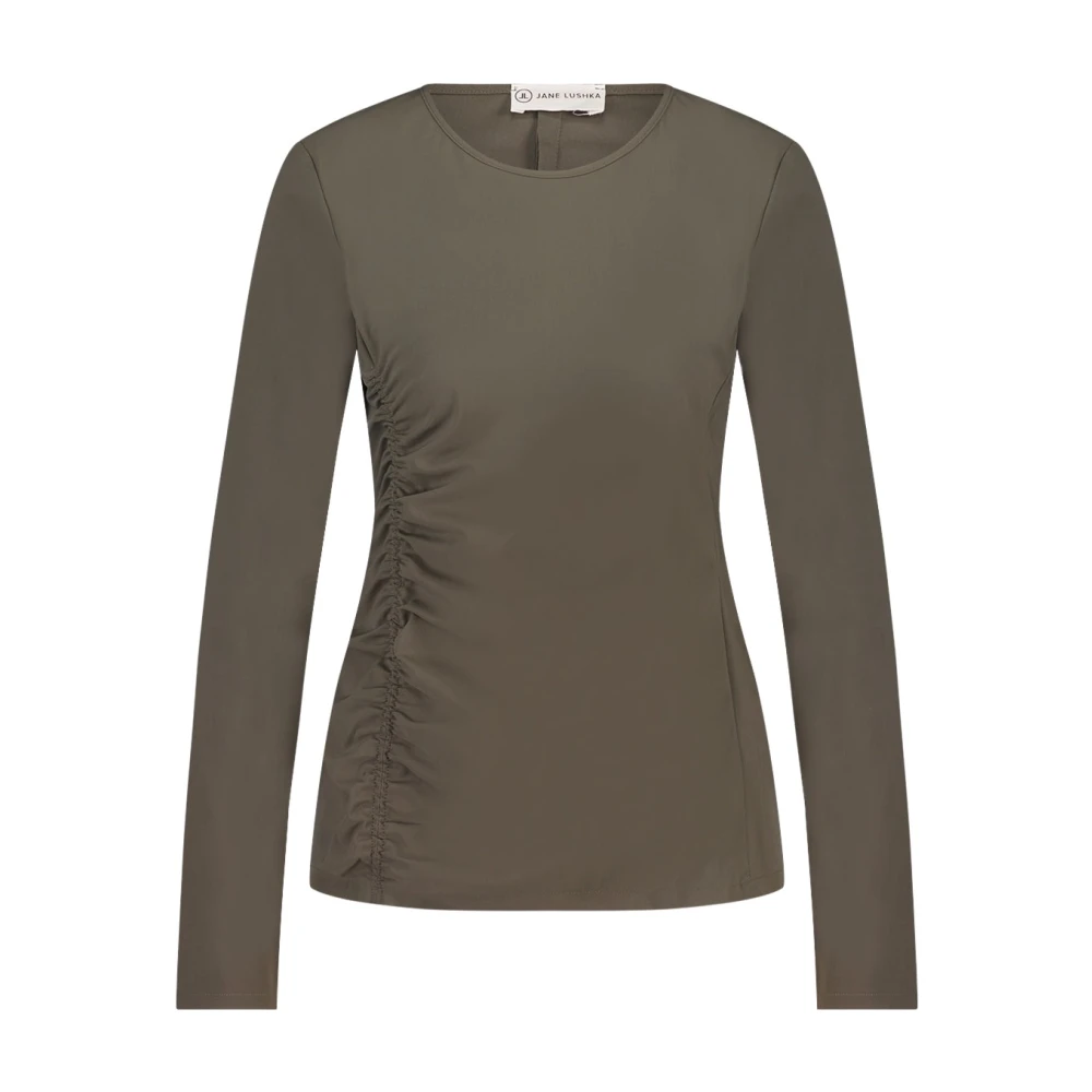 Jane Lushka Scarlet Top Technical Jersey Green Dames