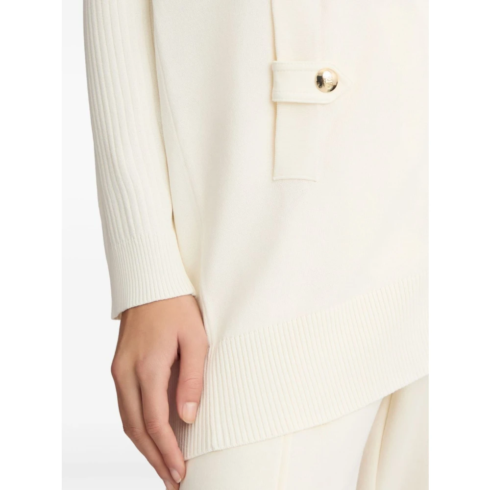 Liu Jo Stijlvolle Sweaters Collectie White Dames