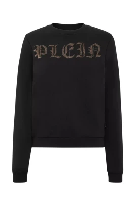Sweatshirt med kristallogo