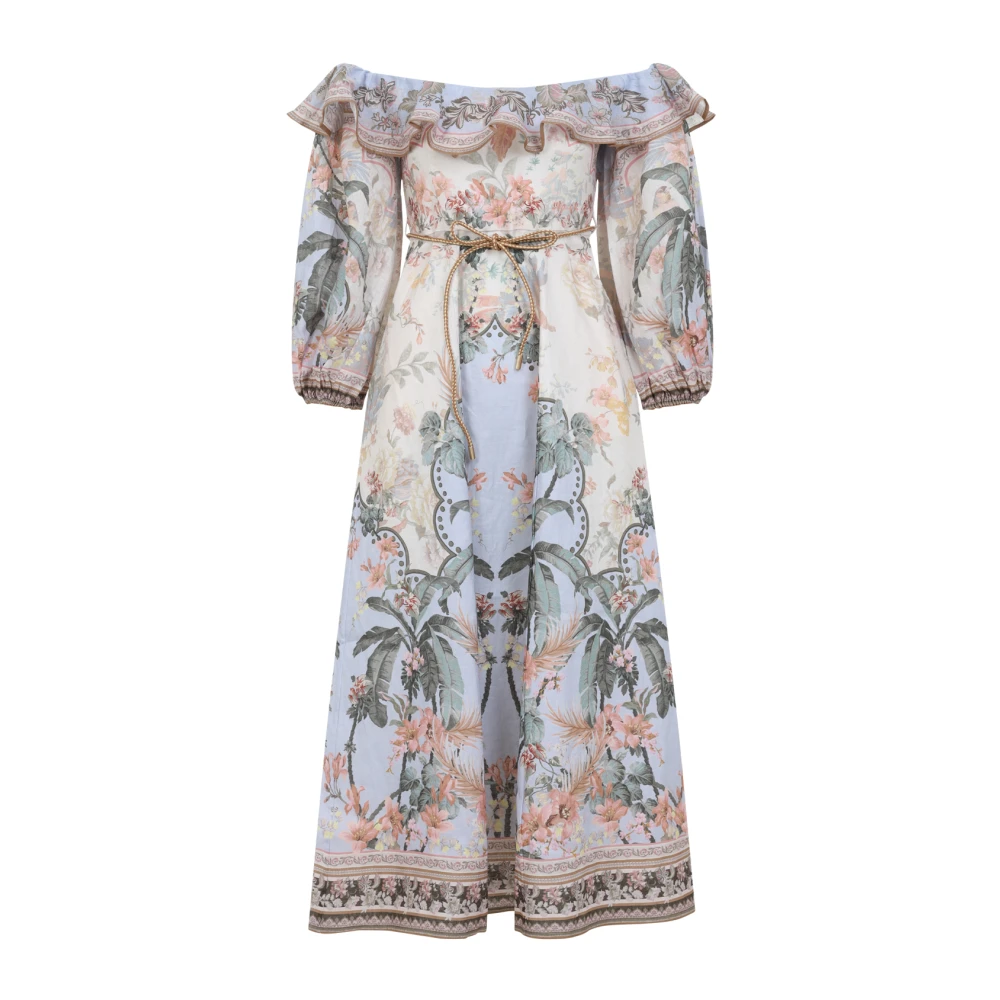 Zimmermann Multicolor Jurk Verhoog Garderobe Stijl Multicolor Dames