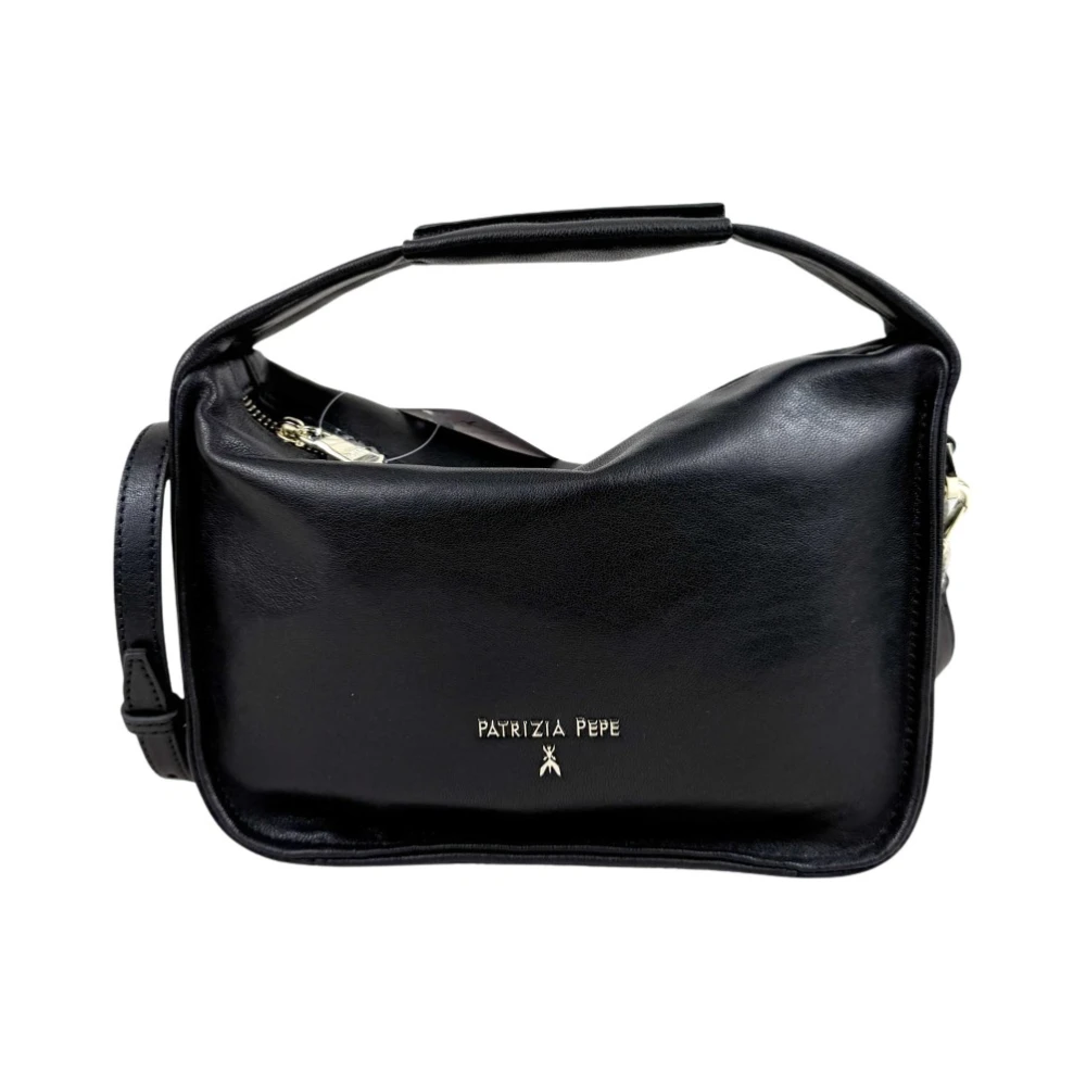Patrizia Pepe Women's Black Shoulder Bags, One Size, Sacca S Soft
