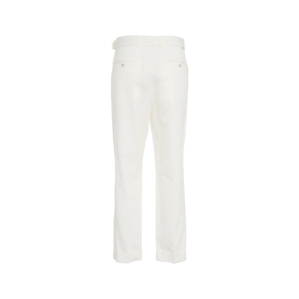 Paolo Pecora Witte Chino Broek Stijlvol en Elegant White Heren