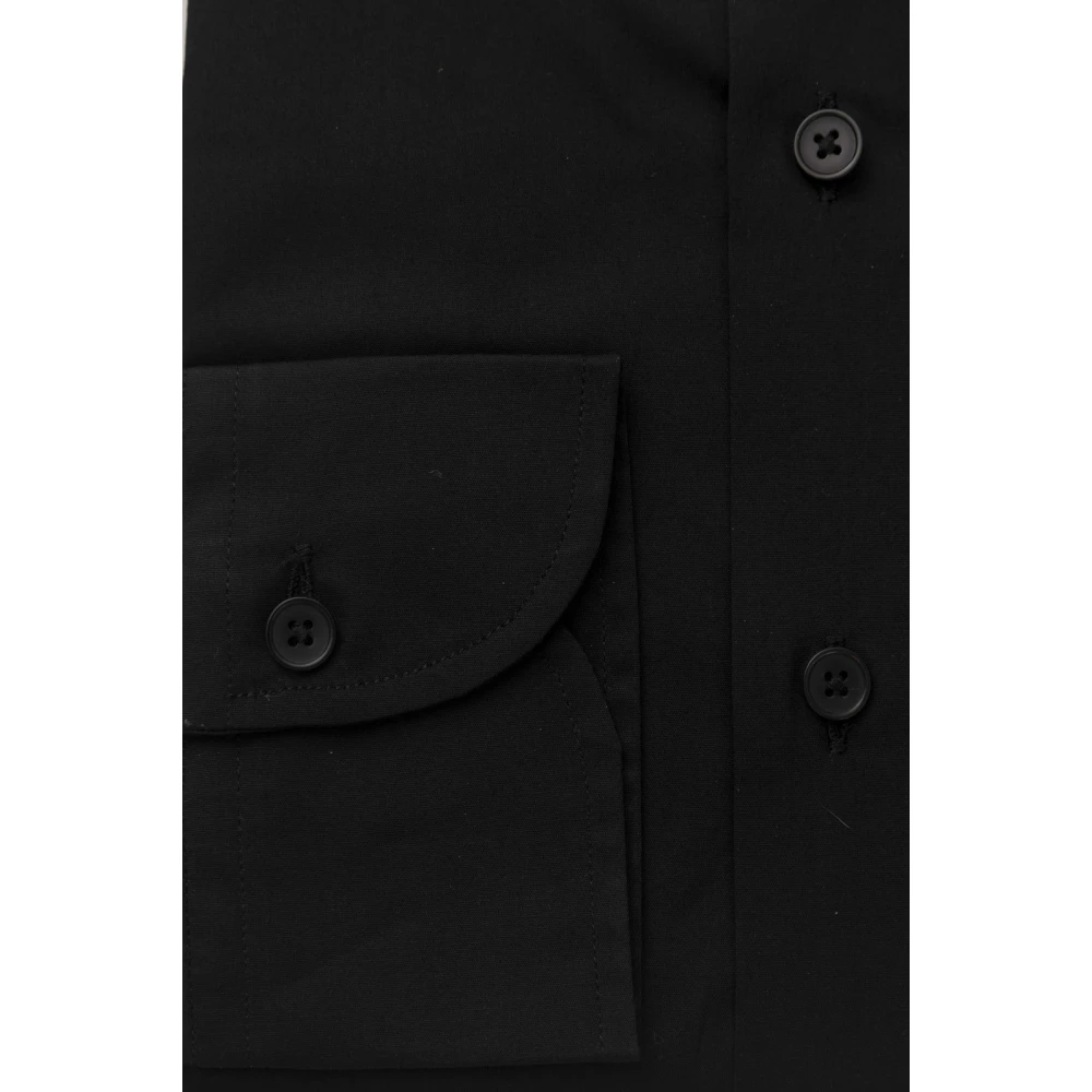 Bagutta Slim Fit Franse Kraag Overhemd Black Heren