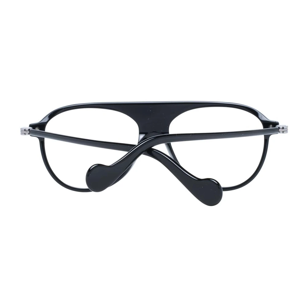 Moncler Heren Aviator Optische Frames met Demo Lenzen Black Heren