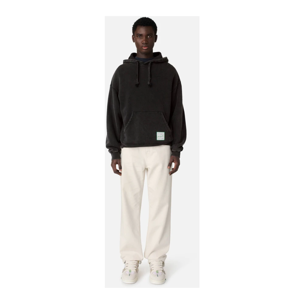 Axel Arigato Patch Washed Hoodie Black Heren
