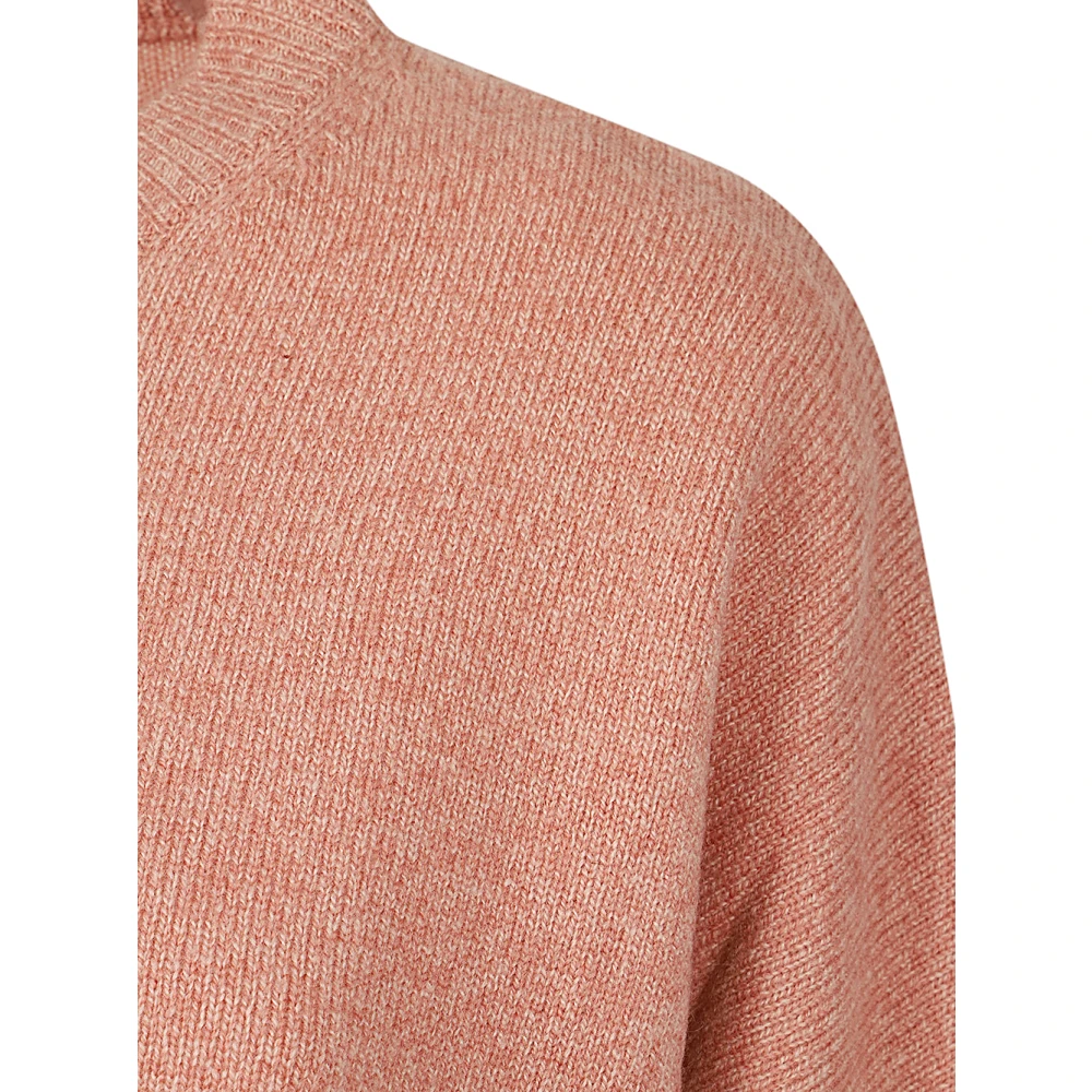 Aspesi Klassiek Roze Crewneck Shirt Pink Dames