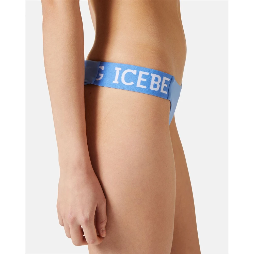 Iceberg Logo Zwemslip Onderkant Blue Dames