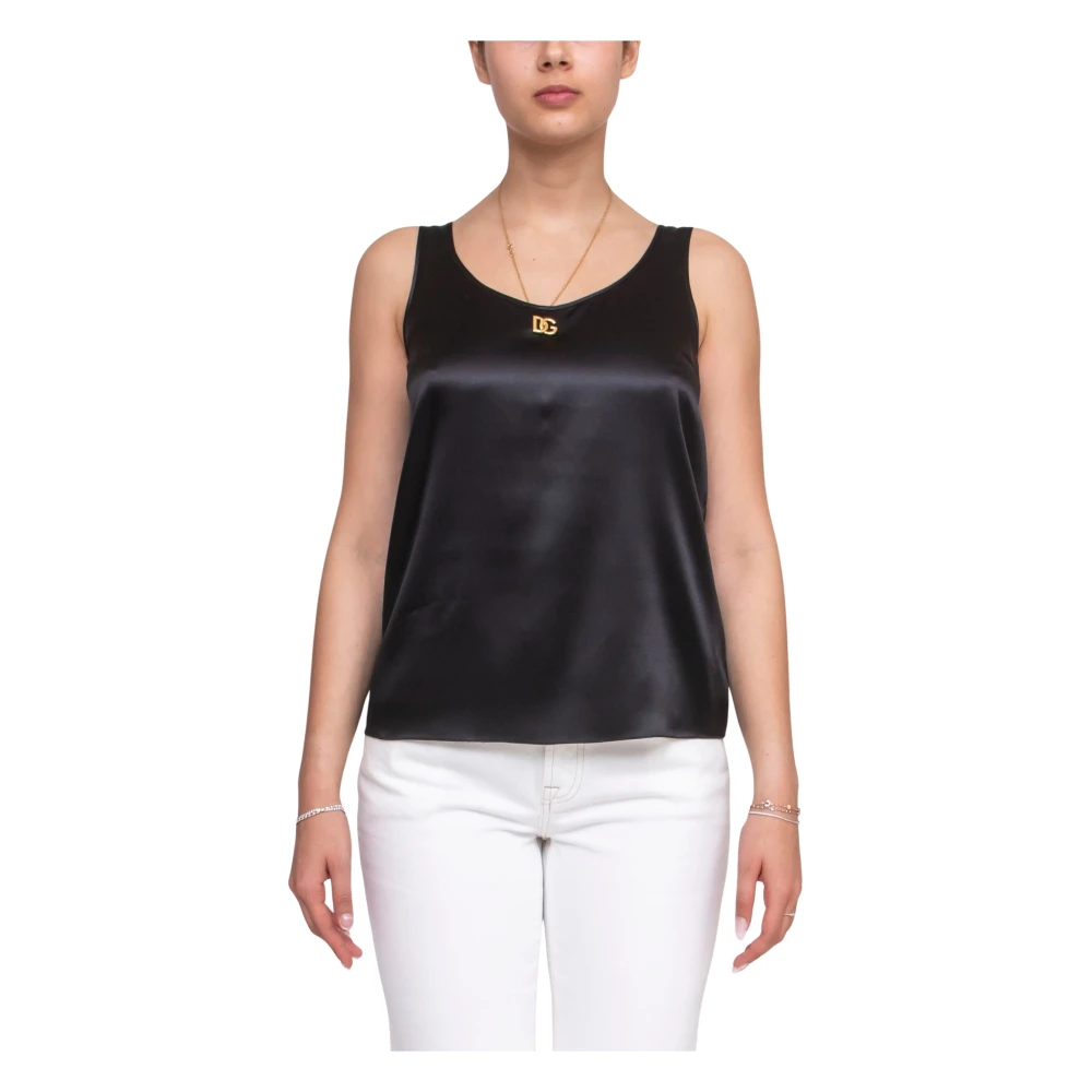 Tops > Sleeveless Tops - - Dolce & Gabbana - Modalova