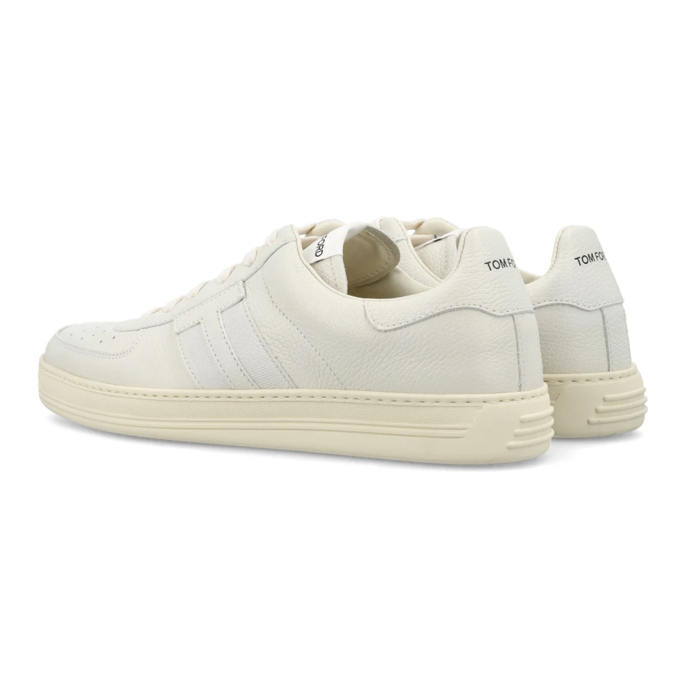 Tom Ford Aw23 Heren Sneakers Butter Wit White Heren