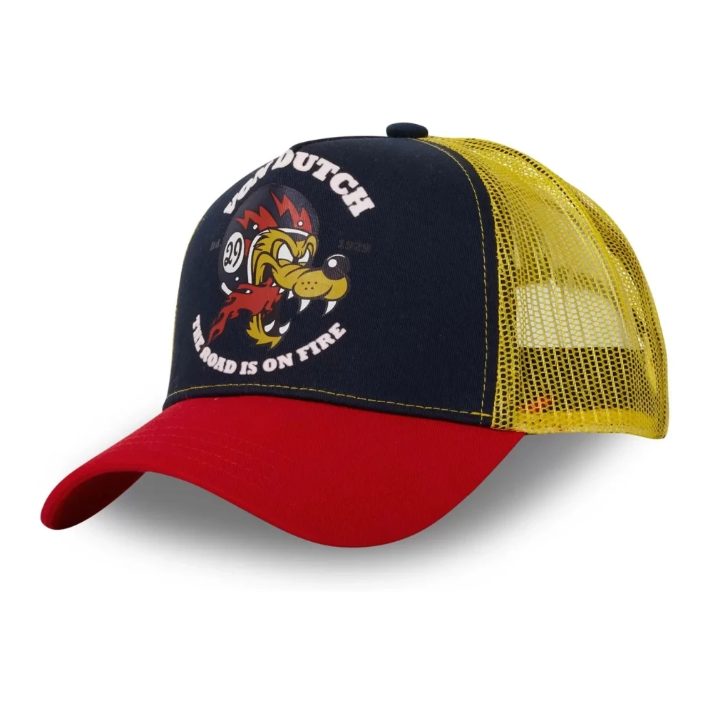 Von Dutch Groene wol trucker cap Multicolor Heren