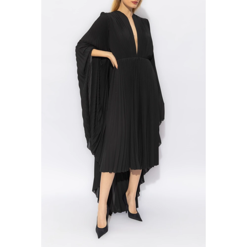 Balenciaga Geplooide jurk Black Dames