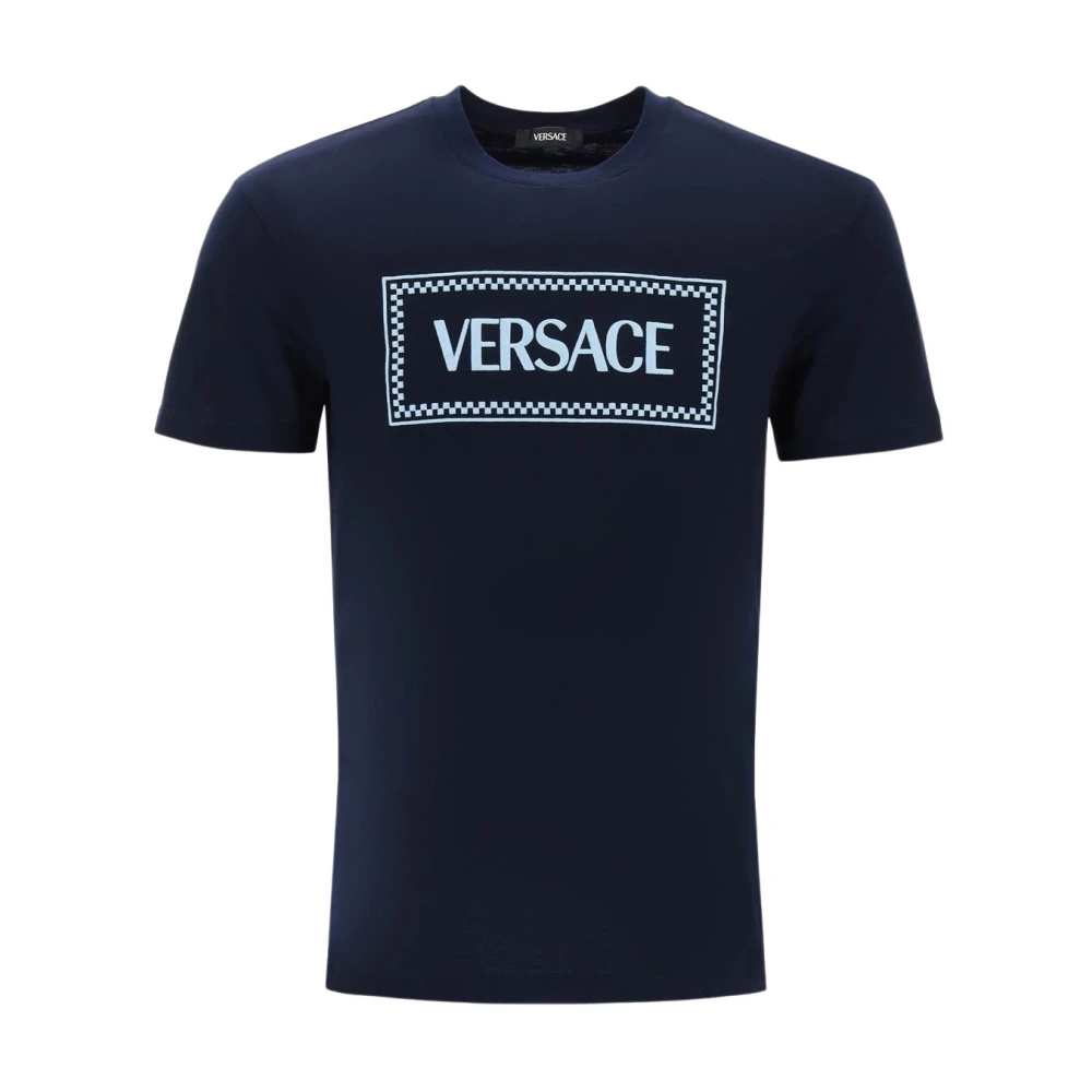 Versace Sweatshirt T-Shirt Combo Blue Heren