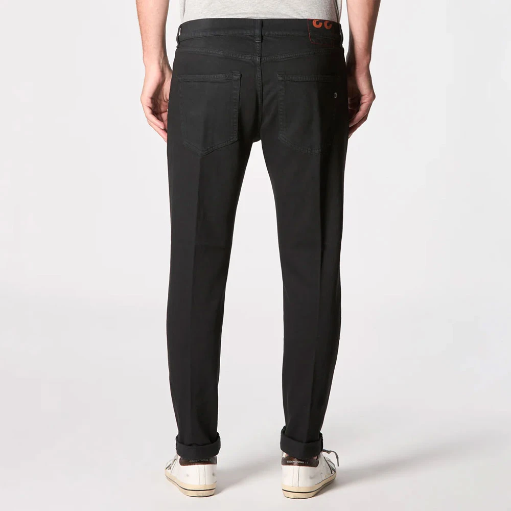 Dondup Icon Jeans Klassiek Vijf-Pocket Model Black Heren