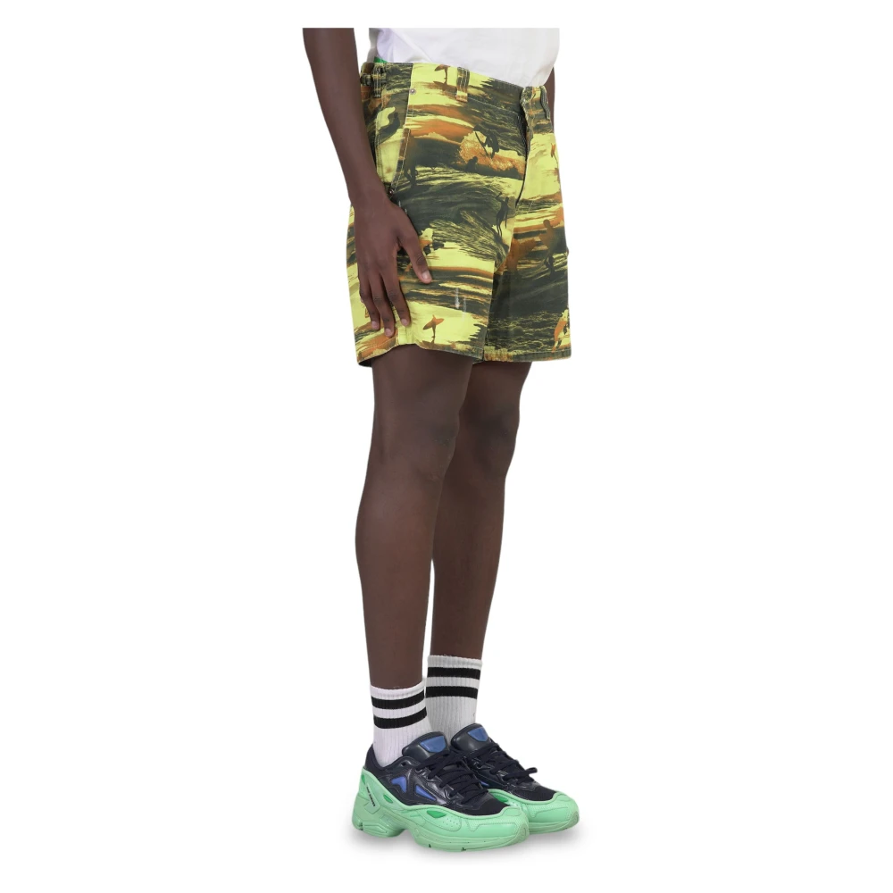 ERL Zuur Zonsondergang Shorts in Acid Sunset Multicolor Heren